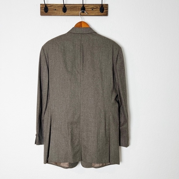 Valentino 100% Virgin Wool Sportscoat Blazer Jacket Neutral - Picture 2 of 9